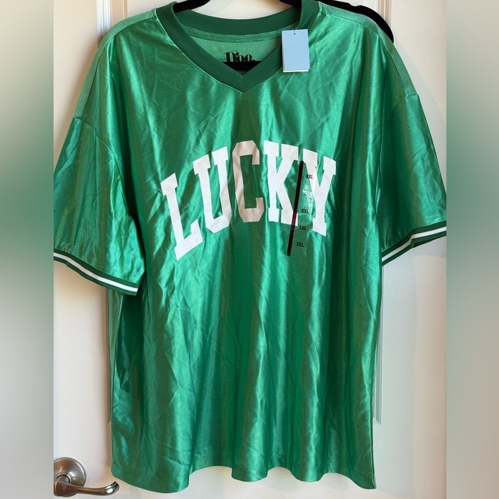 NWT - by Doe. Green 'Lucky' Men's Jersey, 2XL